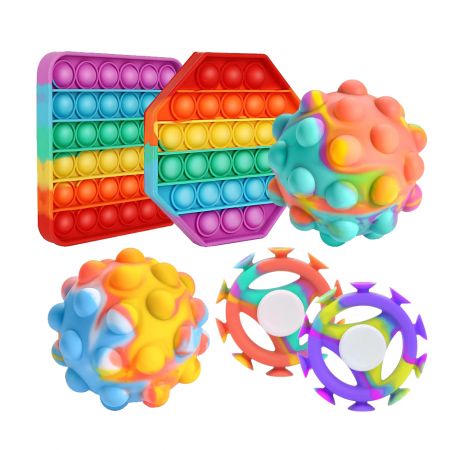 Brinquedo Fidget de Silicone Personalizado - Fabricante de Brinquedos Fidget Pop It Personalizados